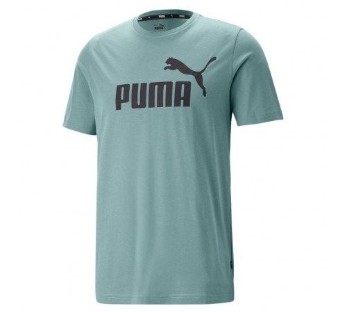 4k PUMA 586667-75 ESS LOGO T-shirt - turquoise